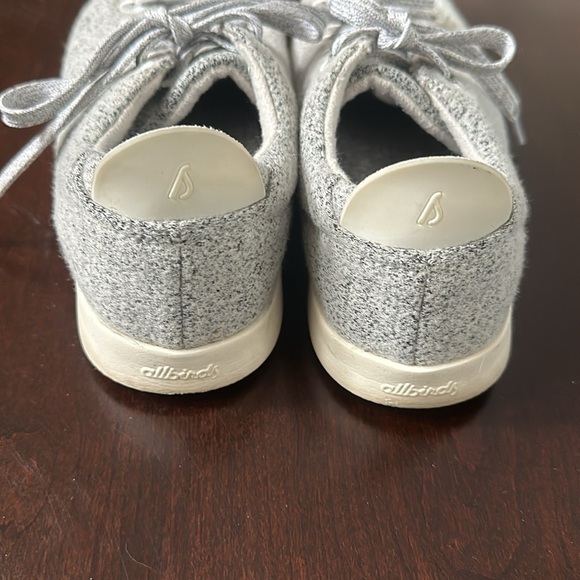 Allbirds Womens Wool Pipers Shoes/Sneakers Dapple Gray & White Sz 8 Minimalist - Picture 6 of 10